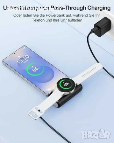 Мини power bank 5000mAh 3-в-1 за Android и iPhone с USB-C, снимка 9 - Външни батерии - 53628708