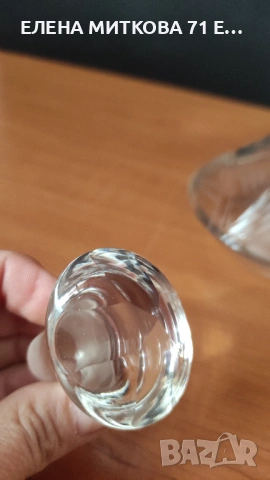 Кристално шишенце за парфюм, снимка 6 - Дамски парфюми - 53774346