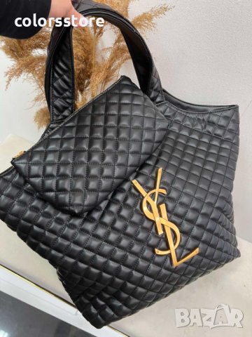 Луксозна Черна чанта  YSL код DS12q103, снимка 2 - Чанти - 40884406