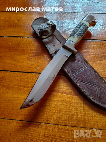 Спортен нож Вихрен на ножарската фабрика Петко Денев гр.Габрово, снимка 12 - Ножове - 53143452