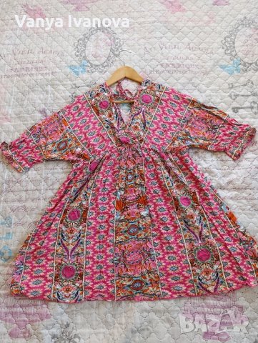  Shein шарена рокля , снимка 9 - Рокли - 50753804