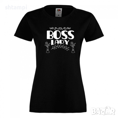 Дамска тениска Boss Lady Празник на Майката,Подарък,Изненада,Рожден Ден, снимка 9 - Тениски - 36292925