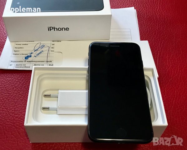 Apple iPhone 7 32Gb black mate  Фабрично отключен, снимка 4 - Apple iPhone - 36688492