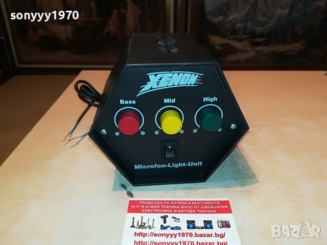 XENON-DISCO WITH MICROPHONE 0503222126, снимка 8 - Ресийвъри, усилватели, смесителни пултове - 36358339