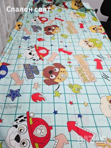 Детски спални комплекти от Ранфорс - 100% памук - Пес Патрул, снимка 3 - Спално бельо и завивки - 41407945