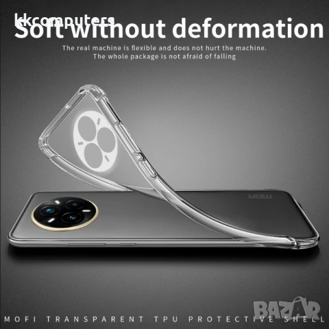 Realme 14 Pro 5G MOFI Силиконов Калъф Ultra-Thin TPU и Протектор, снимка 5 - Калъфи, кейсове - 50701512