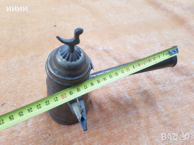 Османски чайник кафеник ибрик , снимка 5 - Антикварни и старинни предмети - 53668352