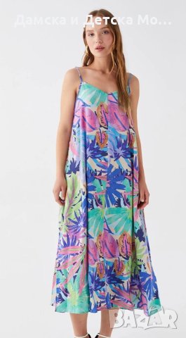 Дамска цветна рокля , снимка 7 - Рокли - 41753845