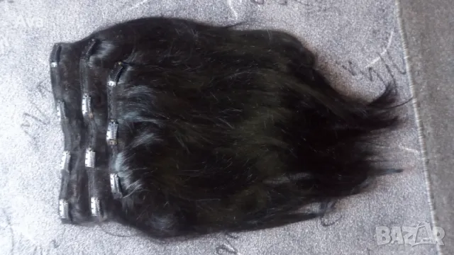 Beauty Works черни удължения за коса 16 инча , снимка 7 - Аксесоари за коса - 49052937