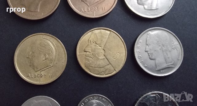 Монети. Белгия. Белгийски франк . 12 бр, снимка 8 - Нумизматика и бонистика - 41649459
