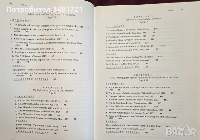 Major Problems in American History 1920-1945. Documents and Essays, снимка 3 - История, политика и общество - 55822129
