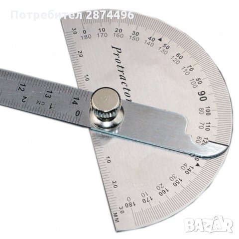 31133 Транспортир - ъгломер  180°, снимка 10 - Измервателни инструменти - 35833165