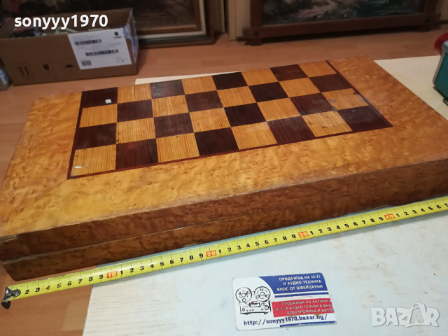 КУТИЯ ШАХ ТАБЛА-ФУРНИР 2403241039LNWC, снимка 5 - Антикварни и старинни предмети - 44920785