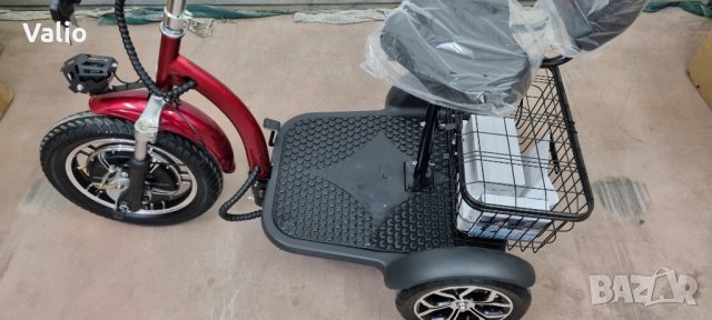 Триколка електрическа с равна платформа