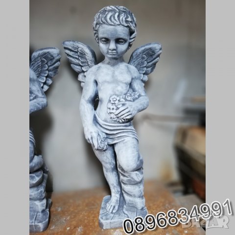 Ангел от бетон. Градинска фигура за декорация, снимка 4 - Градински мебели, декорация  - 35851888