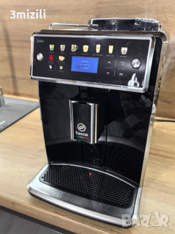 Saeco Xelsis - пиано черно (SM7580/00) , внос от Австрия , с БГ меню, снимка 4 - Кафемашини - 52951932