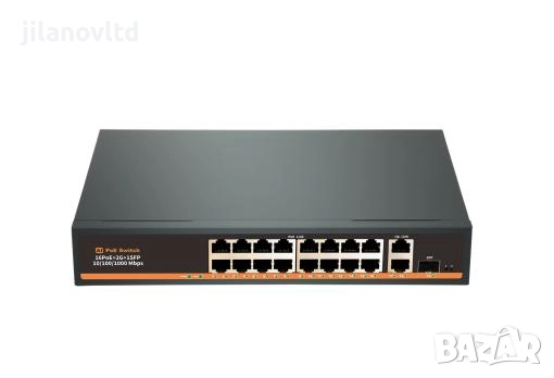 ПРОМОЦИЯ! 16+2 PoE Switch Longse HT1621HA 250W ГАРАНЦИЯ Комутатор СУИЧ