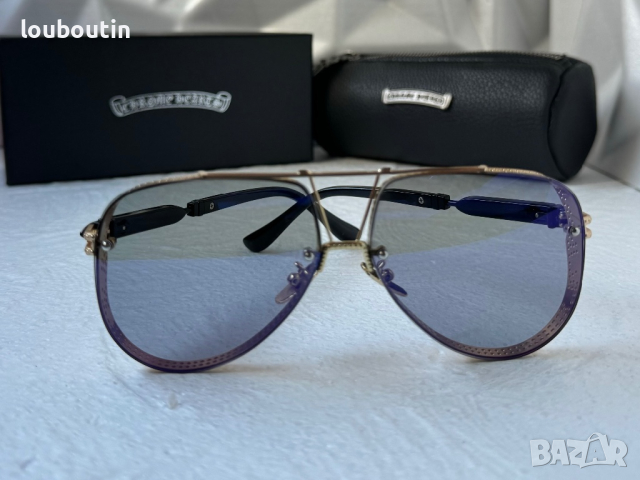 CHROME HEARTS мъжки слънчеви очила, снимка 5 - Слънчеви и диоптрични очила - 44700860