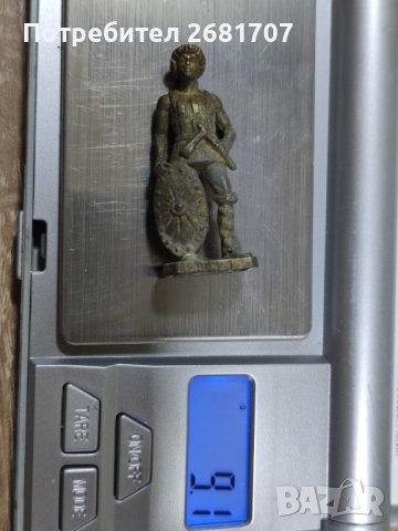 Позлатена фигура , снимка 5 - Антикварни и старинни предмети - 39598376