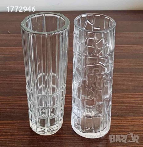 Кристална; стъклена ваза - 24,5 см