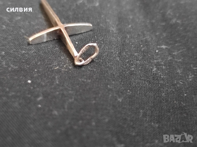 сребърен кръст, снимка 7 - Други - 41348542