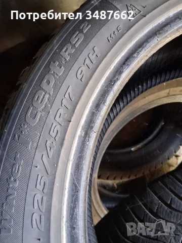 225 45 17 HANKOOK 2бр зимни , снимка 4 - Гуми и джанти - 56105198