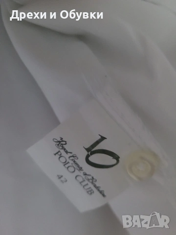 Бяла риза POLO CLUB , снимка 3 - Ризи - 51677886
