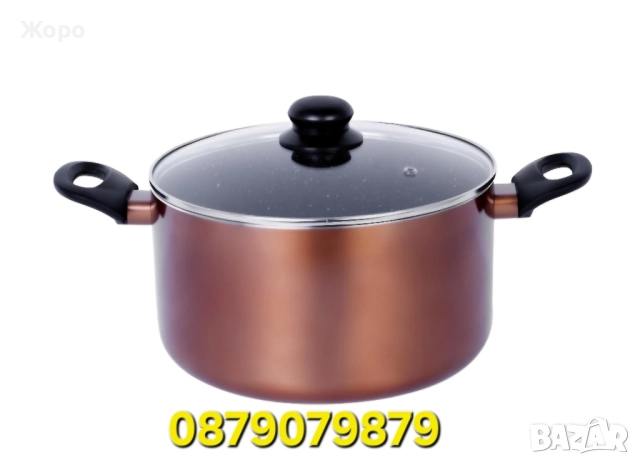 Алуминиева тенджера ROSBERG PREMIUM Ф20-3,1л, снимка 2 - Съдове за готвене - 52402873