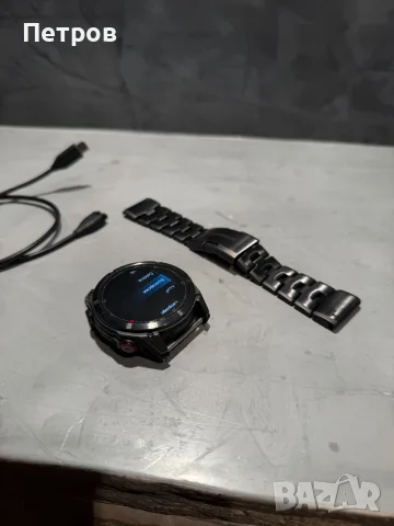 КАТО НОВ Garmin Fenix 8 Pro 51 mm + titanium bracelet, снимка 4 - Смарт часовници - 56041166