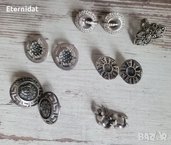 Сребърни обици и пръстен, снимка 2 - Обеци - 49517448