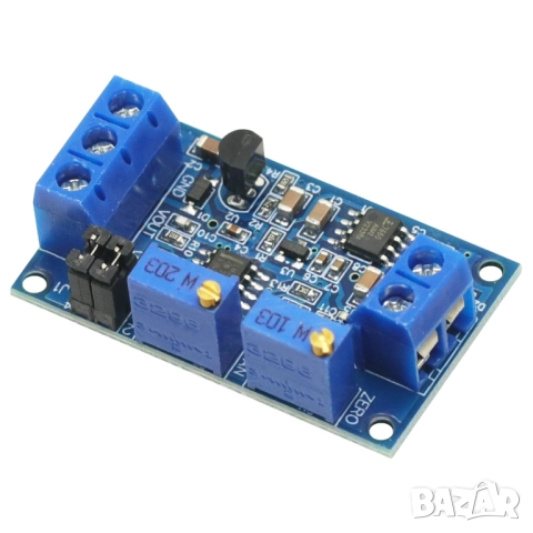 Преобразувател ток-напрежение 4-20mA към 0-10V - сигнален модул