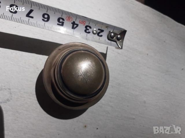 Малка сребърна кутийка предполагам мастилница, снимка 5 - Антикварни и старинни предмети - 53327633