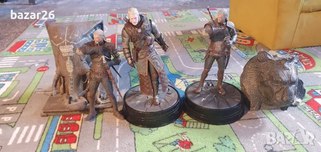 Action figures Witcher, far cray, Assassin's creed origins със забележки и липси 