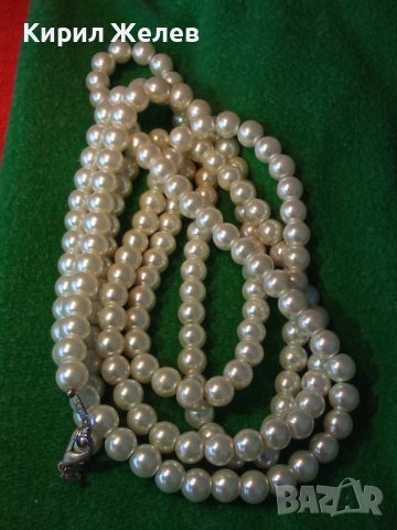 ВИНТИДЖ ПЕРЛЕНО КОЛИЕ ГЕРДАН ОГЪРЛИЦА 5284, снимка 9 - Колиета, медальони, синджири - 29765078