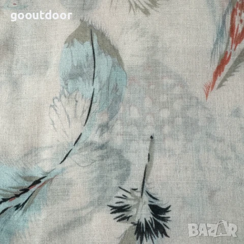 No brand принт шал на пера 84x184, снимка 6 - Шалове - 50909067