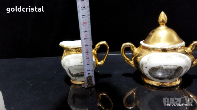 старинен немски порцелан Бавария захарница и каничка , снимка 4 - Антикварни и старинни предмети - 51666006