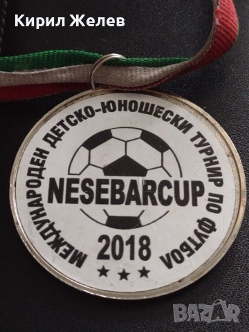 МЕДАЛ МЕЖДУНАРОДЕН ДЕТСКО ЮНОШЕСКИ ТУРНИР ПО ФУТБОЛ НЕСЕБЪР 37914, снимка 6 - Антикварни и старинни предмети - 40489991