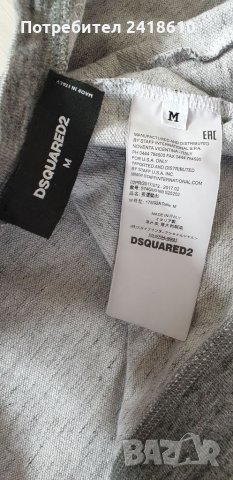 DSQUARED2 Cotton Made in Italy Mens Size M ОРИГИНАЛ! Мъжка Памучна Блуза!, снимка 2 - Блузи - 35728144