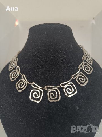 Посребрено колие #ГВ7, снимка 1