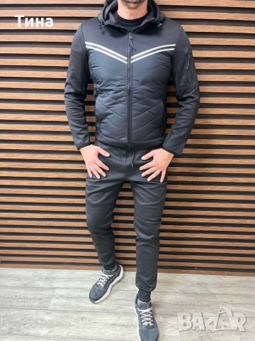 Топ черен мъжки екип