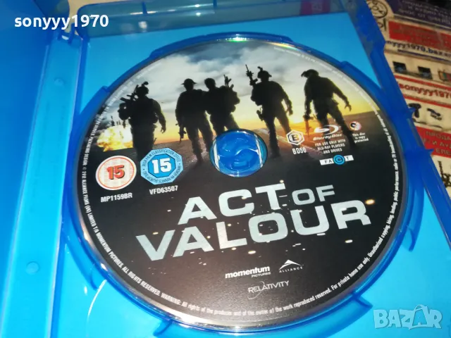 ACT OF VALOUR BLU-RAY DISC 3004252117, снимка 2 - Blu-Ray филми - 50101391