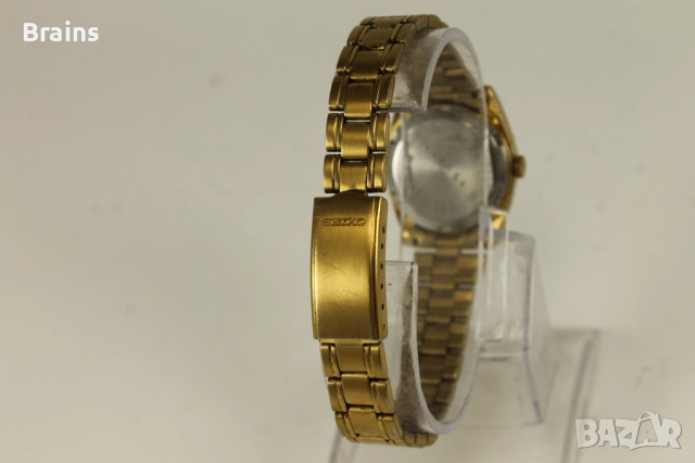 1980's Японски Дамски  Ръчен Часовник SEIKO 5 Позлатен, снимка 7 - Дамски - 52826734