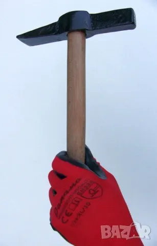 Нов Оригинал Класически Германски Зидарски Дюлгерски ЧУК 900 грама с дървена дръжкa 320 мм БАРТЕР, снимка 5 - Други инструменти - 50074537