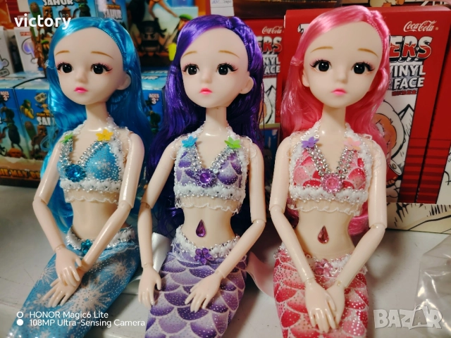 Кукла русалка 45см., снимка 2 - Кукли - 52465525