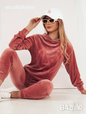 Дамски кадифен комплект от две части VIP PRIVATE, 5цвята , снимка 12 - Комплекти - 47405041