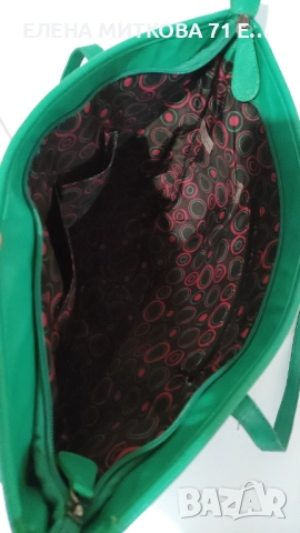 Кожена дамска чанта в страхотен зелен цвят, снимка 10 - Чанти - 52002924