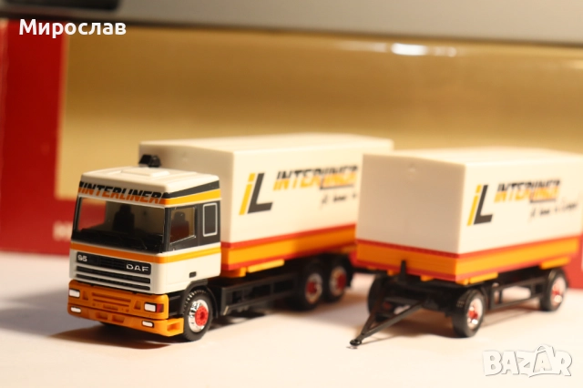 HERPA 1:87 H0 ДАФ DAF 95 TIR КАМИОН МОДЕЛ, снимка 8 - Колекции - 52966648