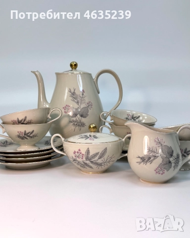 фин немски порцелан Edelstein Bavaria, снимка 2 - Сервизи - 52935364