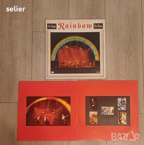 Rainbow ‎– On Stage Двойна плоча-GATEFOLD Издание 🇬🇧 UK 1977г Състояние на винила:NEAR MINT Състоя