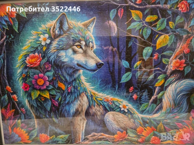 Пъзел вълк, снимка 2 - Пъзели - 53658395